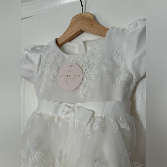 NWT Nicolette’s Couture Baptism Gown - size 24m - Picture 2 of 9